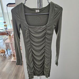 Wilfred Ruched Bodycon Mini Dress